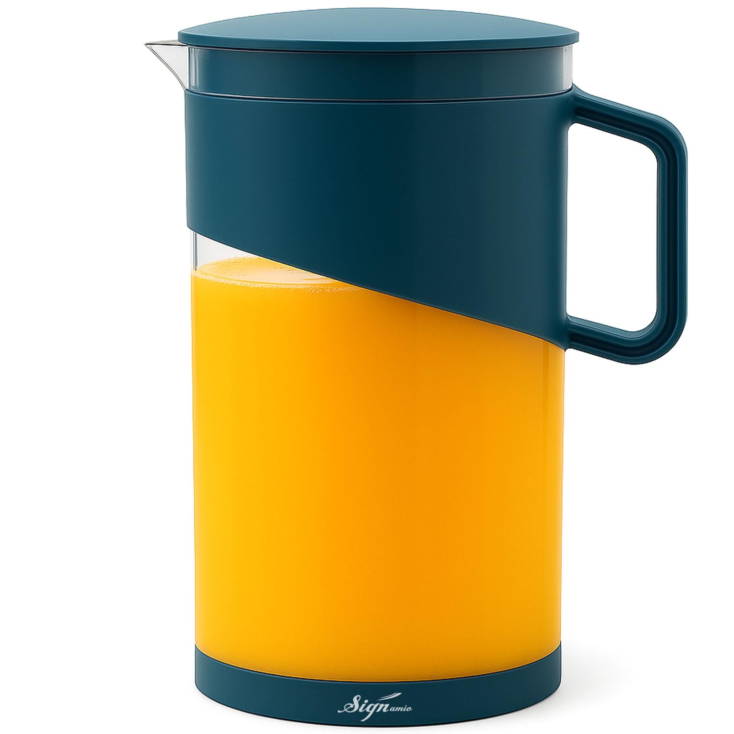 Signamio 1800 ML Water Jug - Elegant Jug for Water and Juice Serving, Ideal Water Jugs for Dining Table - 1800 ML Capacity, Durable and Stylish Design for Home and Office Use-Green