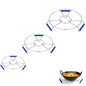 Signamio Steel Hot Pot Stand Set of 3 | Stainless Steel Trivet for Hot Dishes | Hot Utensil Stand for Kitchen & Dining Table | Cooker Stand for Hot Vessels | Heat Resistant Pot Holder