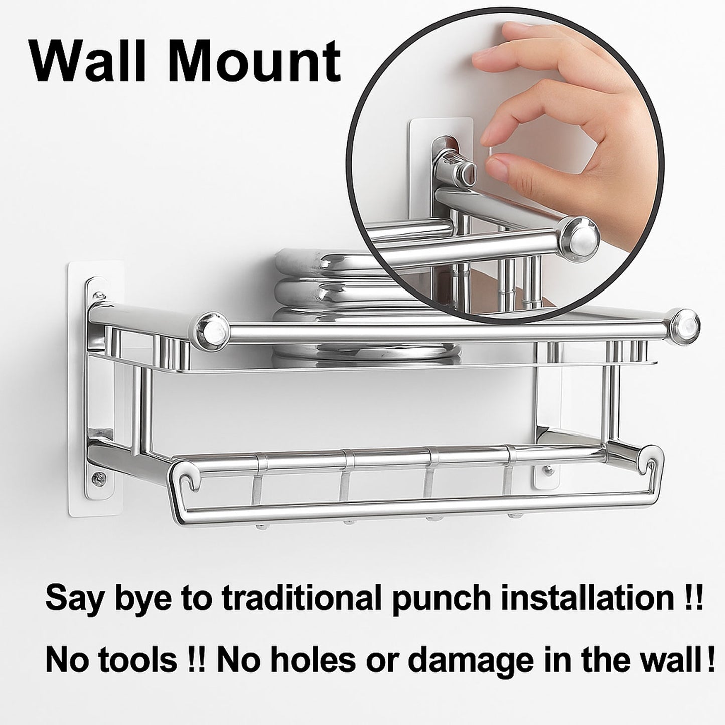 Self Adhesive Screw Wall Hooks 1 pcs -