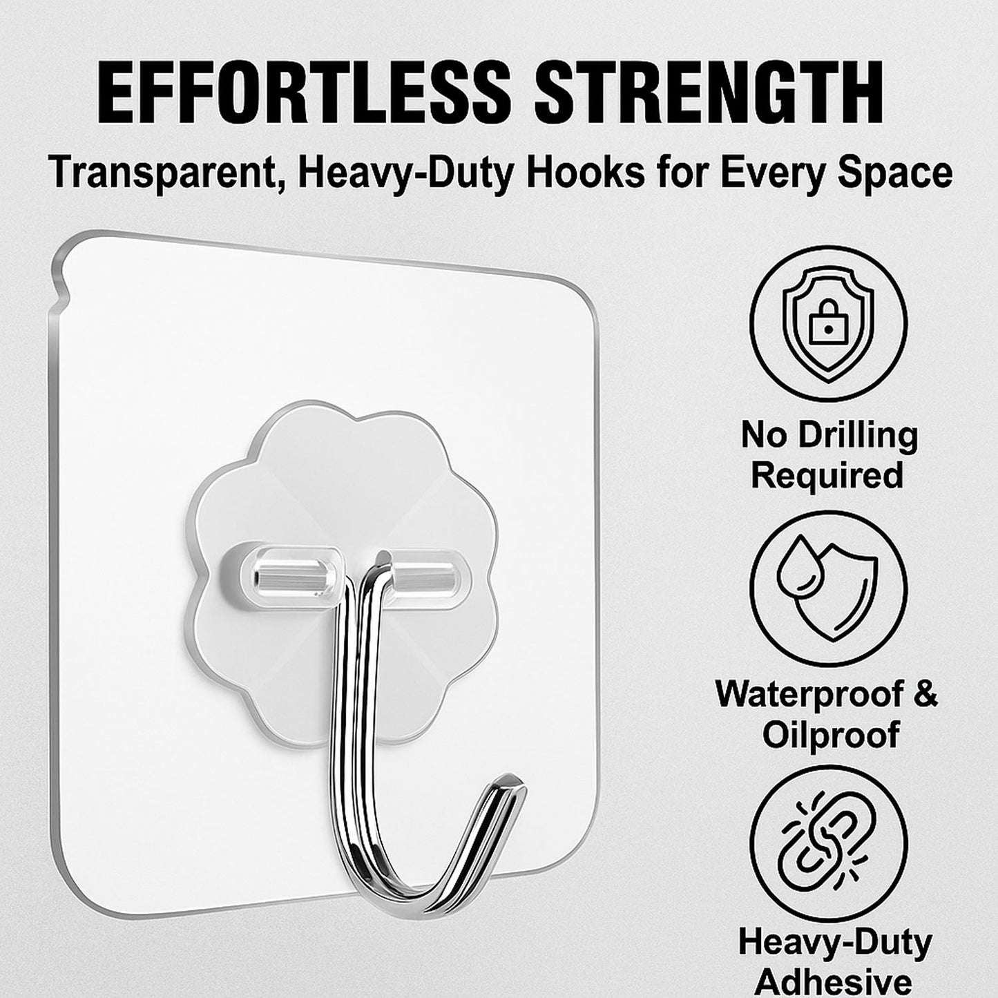 Self Adhesive Hanger Wall Hooks 1 pcs -