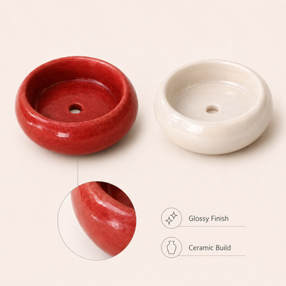 Ceramic Dhoop Stick Stand -(Packing-Loose)