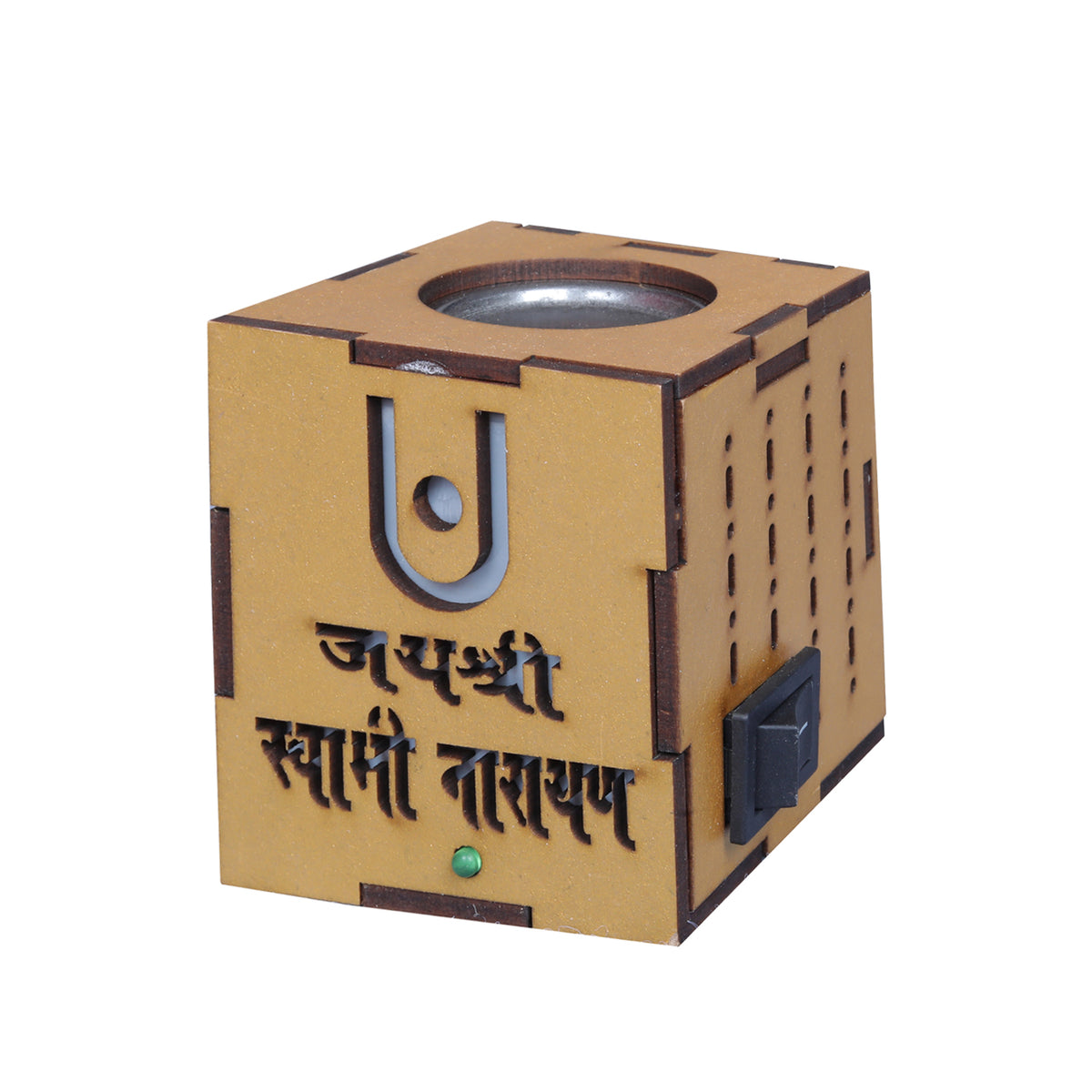 Square Wood Kapurdani Swami Narayan -(Packing-Loose)
