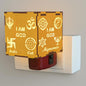 Signamio I AM THE ONLY ONE Auto Cut Night Lamp Camphor Diffuser Burner - Electric Kapoor Dani Machine, Efficient Kapoor Dani Electrical Camphor Burner for Home, Office