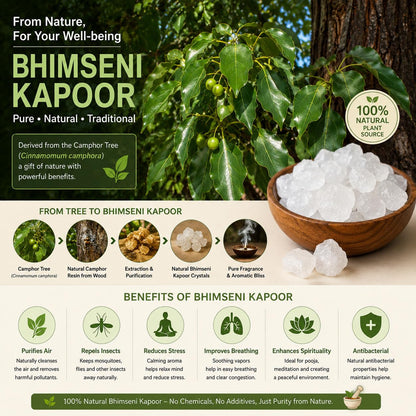 SIGNAMIO® Pure Bhimseni Tablets/Kapur/Bhimseni Camphor Pooja Tablets/Original Bhimseni Karpoor/Low Smoke Kapur for Pooja/Kapoor Tablets (Camphor Tablet Jar, 250 gm X Pack of 1)
