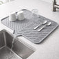 Signamio Silicone Dish Drying Mat - Large Drying Mat for Kitchen Utensils, Dry Mat for Wet Utensils on Kitchen Slab, Non-Slip and Heat Resistant, Easy to Clean, Durable Kitchen Accessory