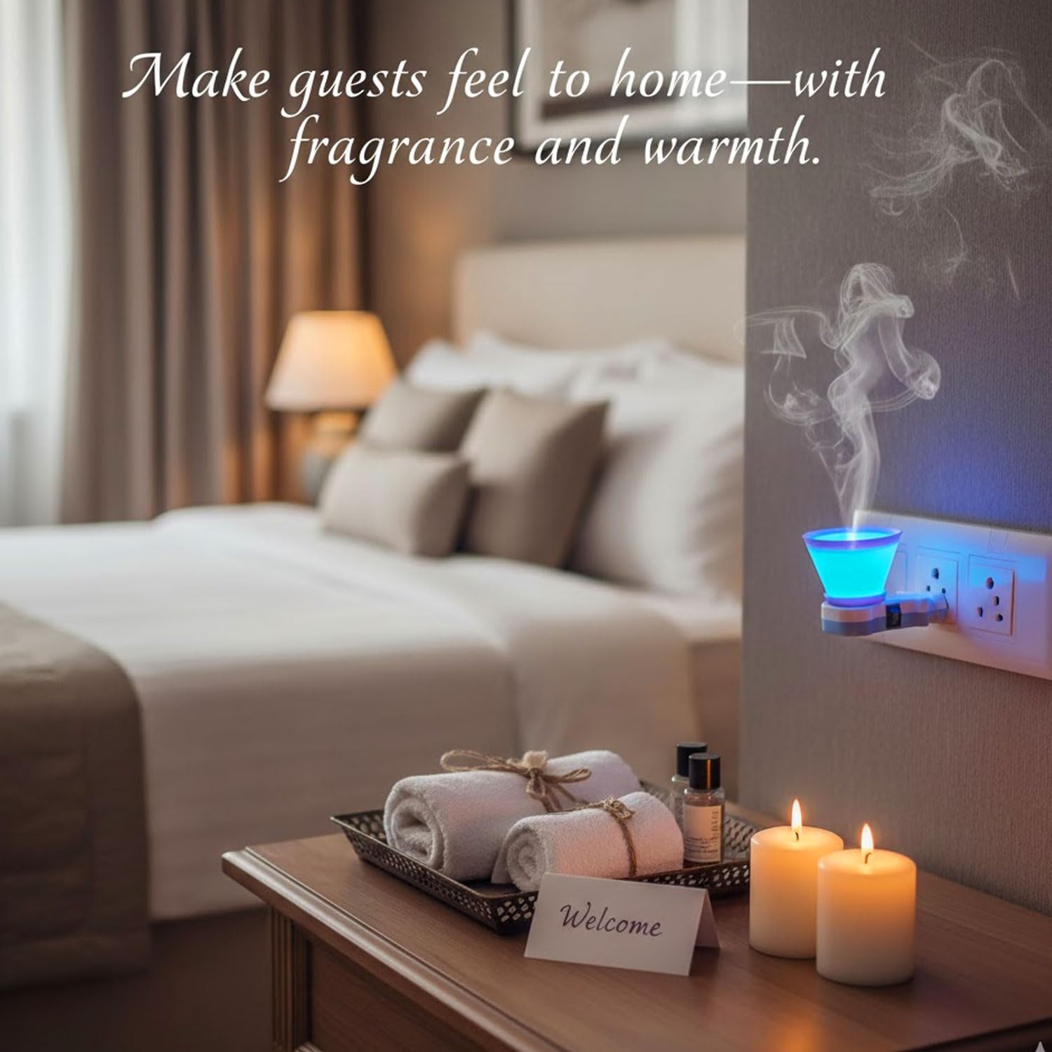 Signamio 2 in 1 Electric Kapoor Dani and Camphor Diffuser Burner - Perfect for Pooja Rooms, Aroma Oil Diffusion and Room Freshening - Home Fragrance Product (Blue)