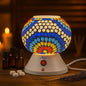 Signamio Hand Made Table Top Camphor Diffuser Burner - Kapoor Dani Electrical Aroma Oil Diffuser Night Lamp - Kapoor Machine for Home & Office DN-1 (Aroma Oils not Included)