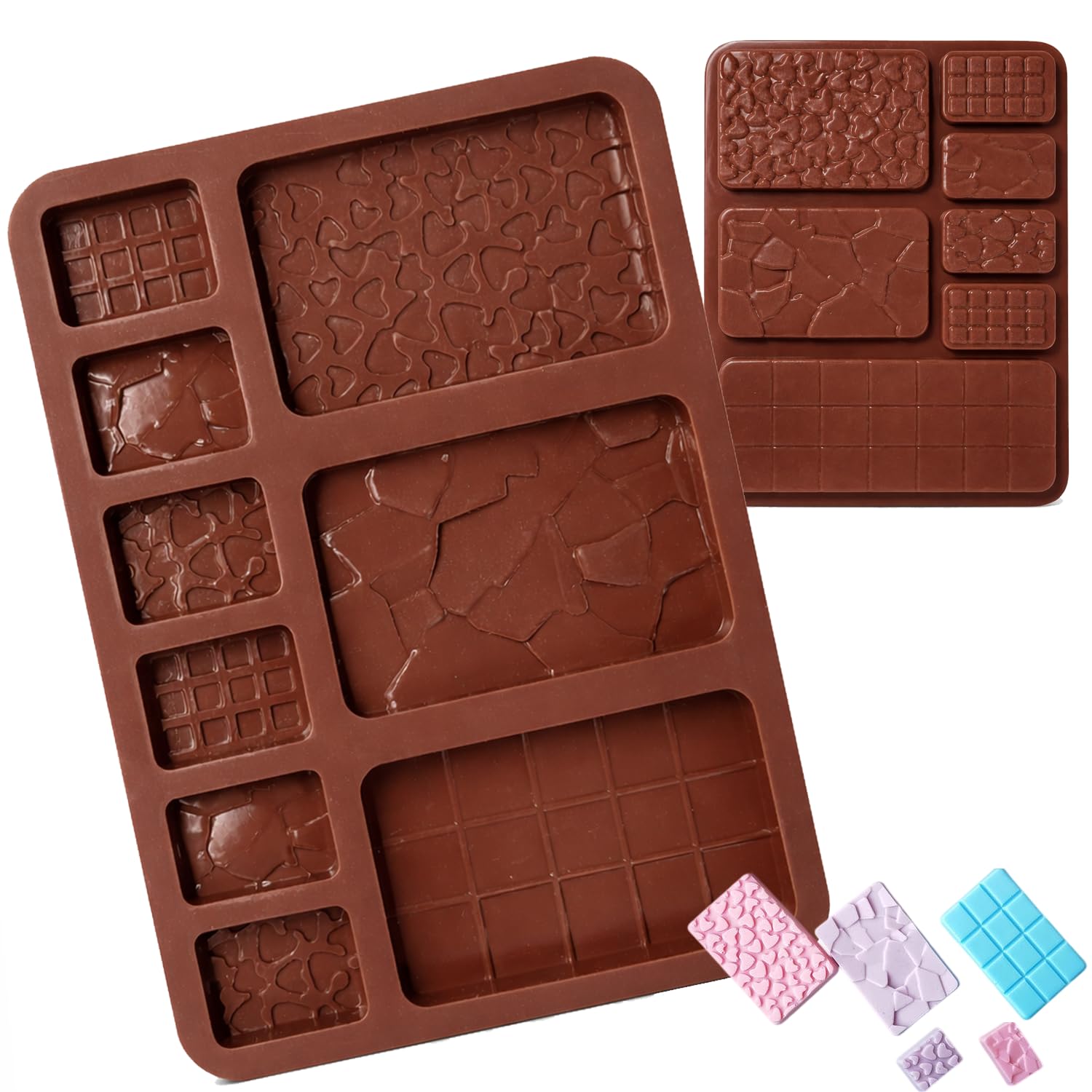 Signamio Heart Shape Chocolate Mould - Premium Chocolate Mould Silicone for Heart-Shaped Treats - Durable Non-Stick Chocolate Silicone Mould for Baking and Candy Making