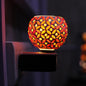 SIGNAMIO Multi Color 2 in 1 Kapoor Dani Electric Camphor Diffuser Burner & Aroma Diffuser Home Fragrance with Night Lamp, Perfect for Pooja Rooms & Daily Room Freshener Needs - DN-12