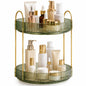 Signamio Gold 2 Tier 360 Rotating Tray Organiser (Vintage Green)
