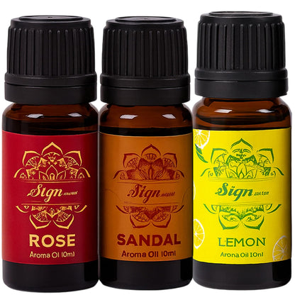 Signamio 10 Pcs Essential Oil Set - Premium Reed Diffuser Fragrance Aroma Oil Collection for Home & Office - Long-Lasting Scented Essential Oil Blends for Relaxation & Wellness