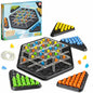SIGNAMIO Puzzle Geometry Memory Chess Triangle Strategy Board Games for 6 to 10+ Years for Families and Games for Adults at Home Kids and Teens