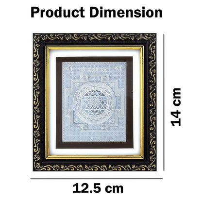 SIGNAMIO 999 Pure Silver Shree Laxmi Yantra for Money Attraction, Protection, and Chakra Healing - Shri Yantra for Prosperity, Spiritual