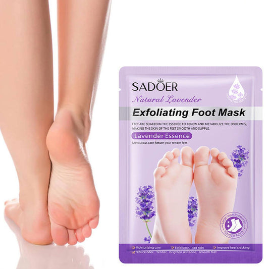 Signamio Foot Mask Peeling Feet Mask for Cracked Feet - Foot Peeling Mask Exfoliator - Callus Remover Foot Mask for Smooth, Soft Feet - Hydrating Foot Care Treatment - Lavender