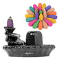 Signamio Aromatic Essence of Ceramic Shivling Shiva Backflow dhoop Smoke Fountain Incense Burner Holder with 30 Cones - Incense Holder for Meditation and Home Decor-MA-17