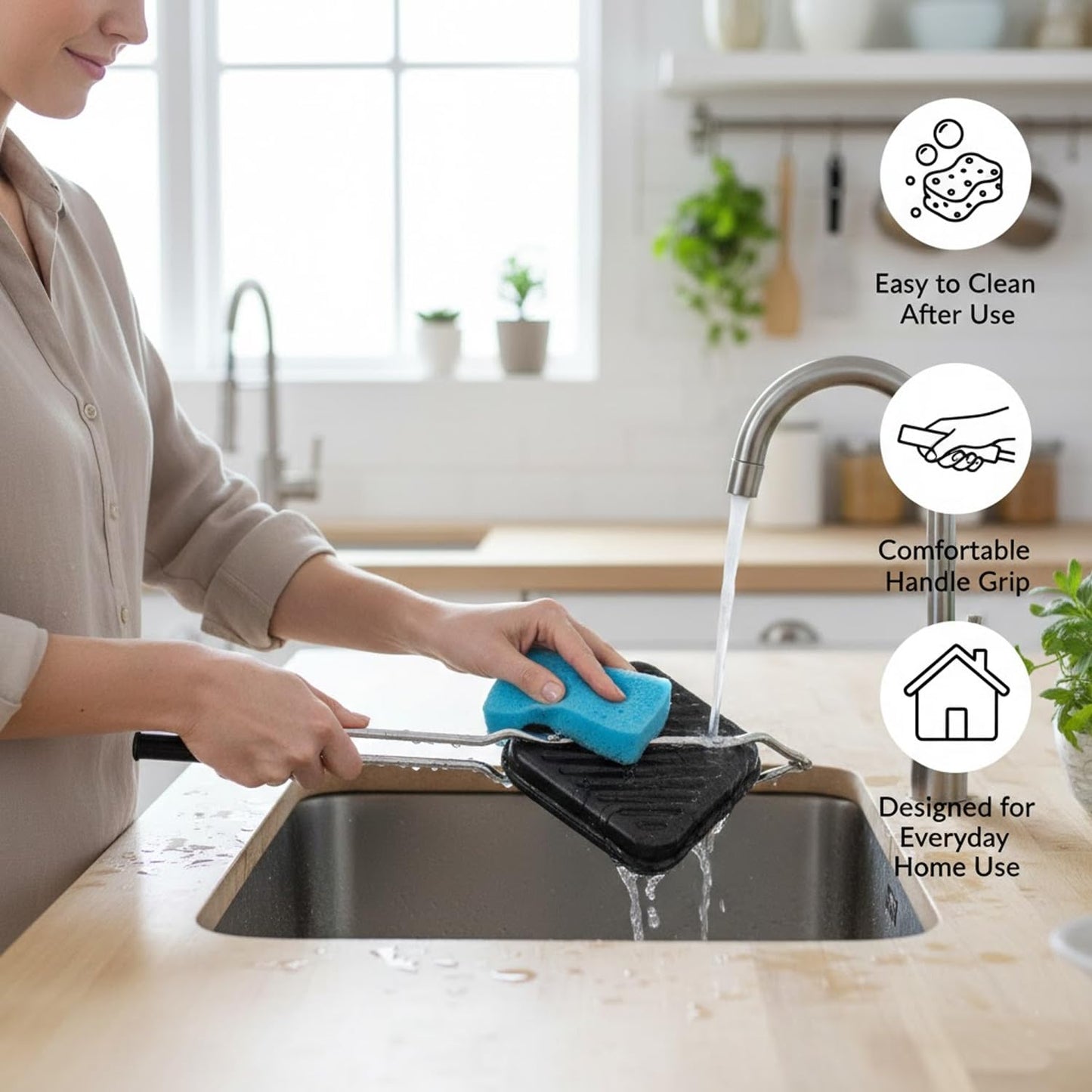 Signamio Sandwich Griller - Gas-Powered Sandwich Maker, Sandwich Maker for Versatile Cooking, Easy-to-Use, Durable Design, Ideal for Perfectly Grilled Bread and Sandwiches