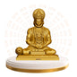 SIGNAMIO® Gold Hanuman Ji Idol Statue for Car Dashboard - Divine Bajrangbali Murti, Perfect Hindu God Gift Item and Home Puja Decoration Ideal Hanuman Murti as Car Dashboard Accessory