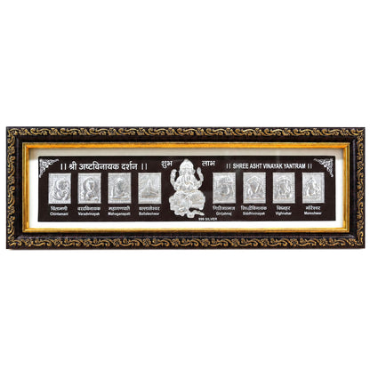 SIGNAMIO 999 Pure Silver Tirupati balaji Photo Frame - Elegant Gift for Pooja Room, Ideal Pure Silver Gift Items