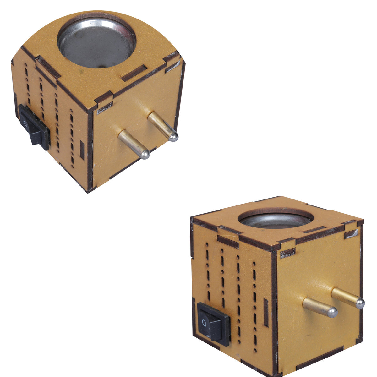 Square Wood Kapurdani Swami Narayan -(Packing-Loose)