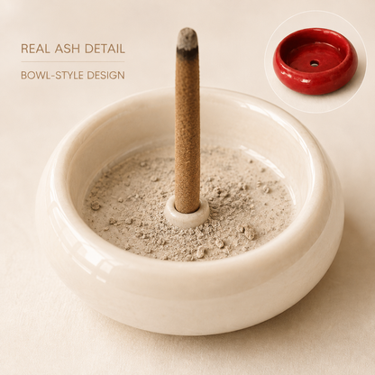 Ceramic Dhoop Stick Stand -(Packing-Loose)
