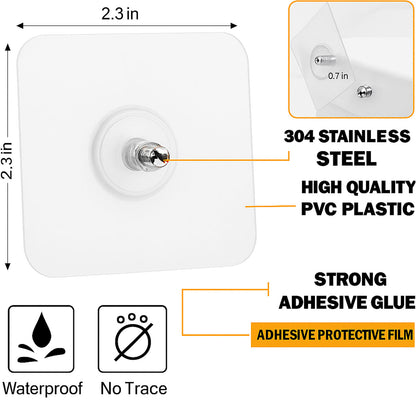 Self Adhesive Screw Wall Hooks 1 pcs -