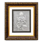 SIGNAMIO 999 Pure Silver Ganesha Photo Frame - Elegant Gift for Pooja Room, Ideal Pure Silver Gift Items
