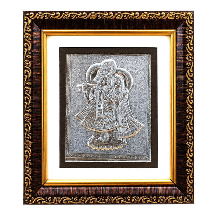 SIGNAMIO 999 Pure Silver Tirupati balaji Photo Frame - Elegant Gift for Pooja Room, Ideal Pure Silver Gift Items
