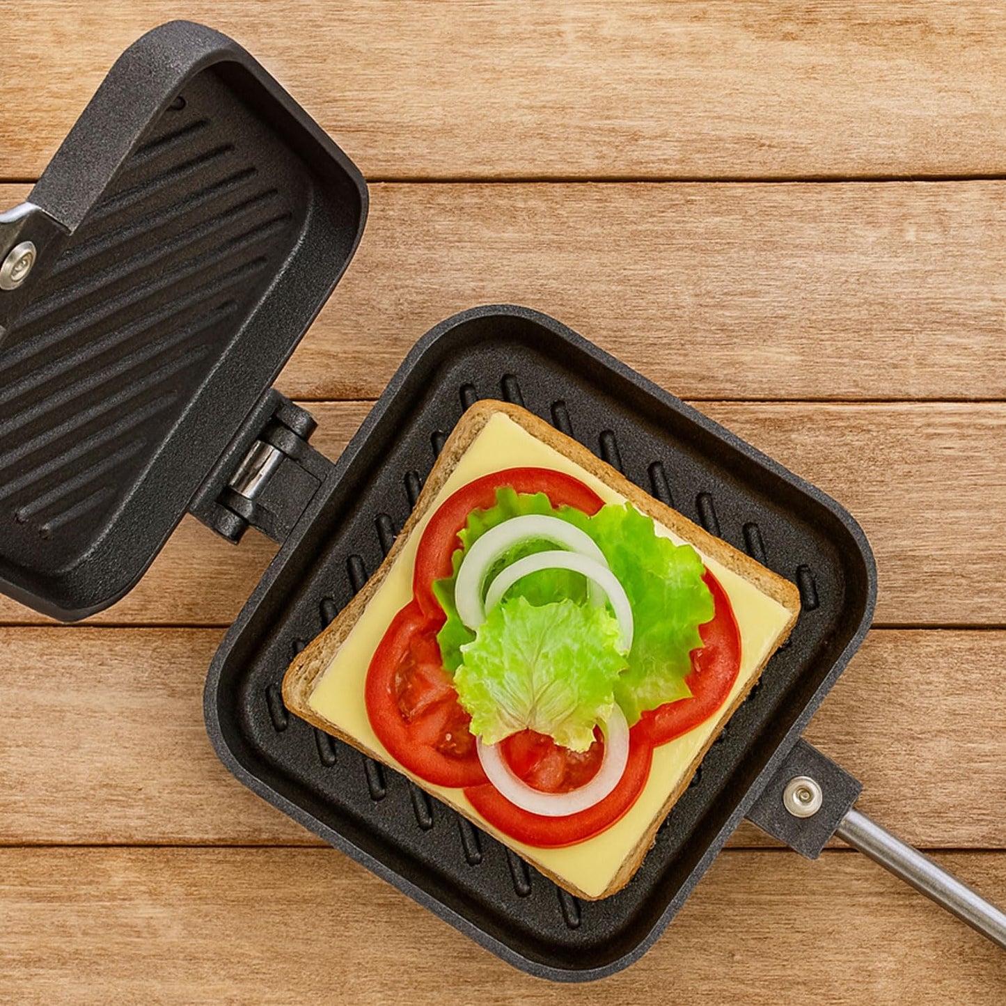 Signamio Sandwich Griller - Gas-Powered Sandwich Maker, Sandwich Maker for Versatile Cooking, Easy-to-Use, Durable Design, Ideal for Perfectly Grilled Bread and Sandwiches