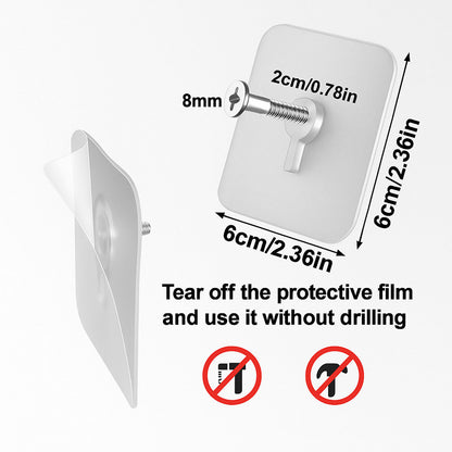Self Adhesive Screw Wall Hooks 1 pcs -