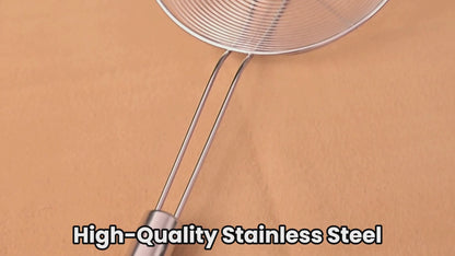 Steel Handle Deep Fry Strainer Diameter 14 cm -