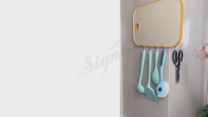 Self Adhesive 6-in-1 Wall Hooks 1 pcs -