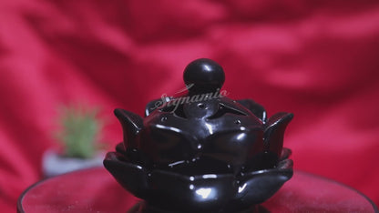 Lotus Dhoop Stand Black -(Packing-Loose)