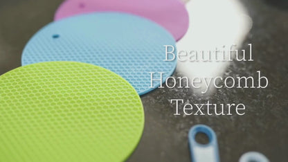 Silicone Mat Round Shape - 4pcs Set