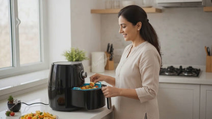 Air Fryer Silicone 2 Pcs Set Red/Blue -